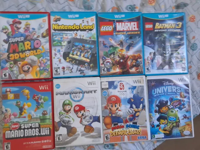 Jogos wii e wiiU ( DESCRIÇÃO )