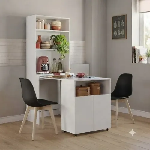 Mesa Dobrável Dueto branca nova