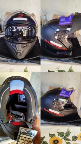Capacete race tech novo