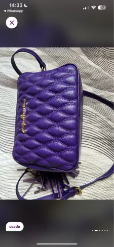 Bolsa Luiza Barcelos roxa