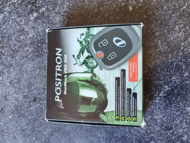 Alarme positron universal p/motos nunca usado