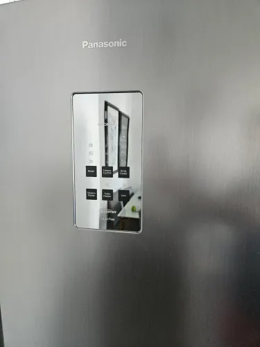 Geladeira inverter frost free Panasonic NR-BB53PV3 aço inoxidável com freezer 425L