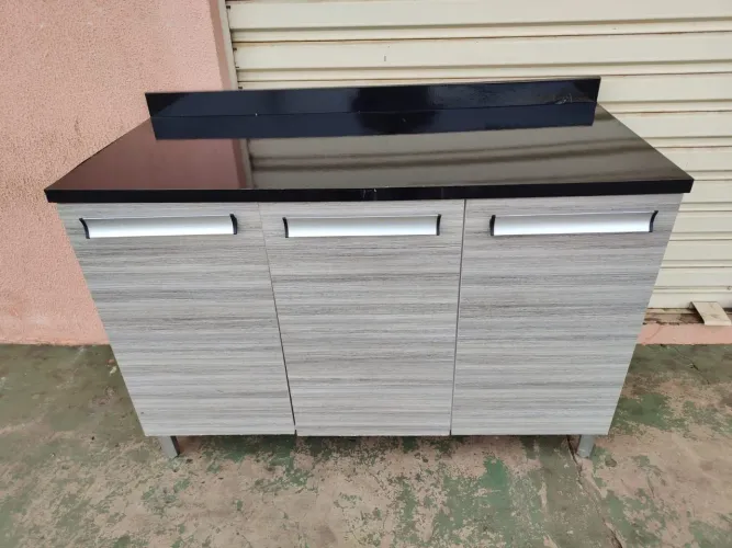 *? BALCÃO DE COZINHA USADO BEM CONSERVADO 1.20 FRENTE NADA QUEBRADO ENTREGO ?