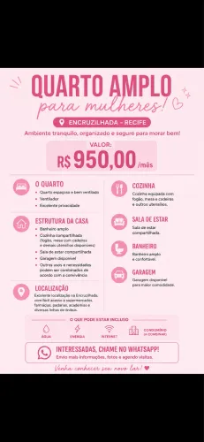 Alugo Quarto na encruzilhada