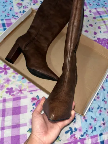 Bota feminina cano longo 