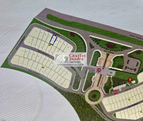 Lote em Condomínio Fechado para Venda em Senador Canedo, Jardins Capri