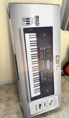Teclado Musical + pedestal + Pedal