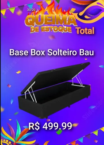 BASE BOX SOLTEIRO BAÚ 