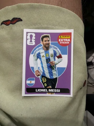 Figurinha Extra Messi 