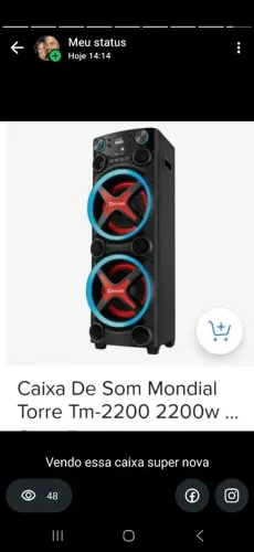 Caixa de som torre