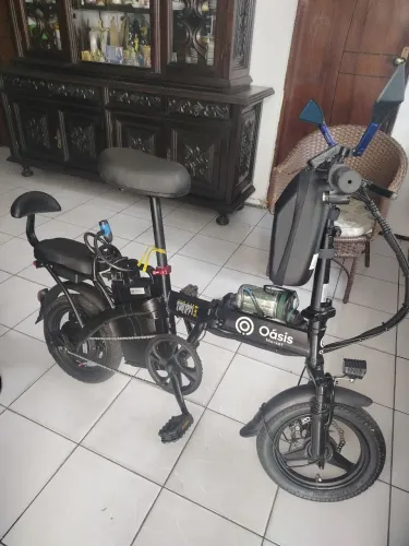 Bike elétrica Oásis Dobrável novíssina R$ 3.600,00