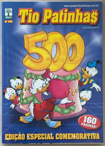 Revista Tio Patinhas número 500 - Editora Abril
