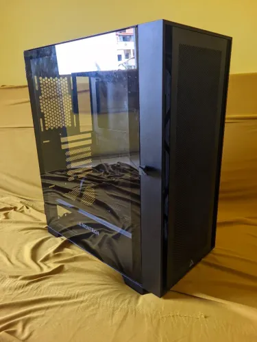 Gabinete Montech Air 1000 Lite Mid Tower Preto com Vidro Temperado