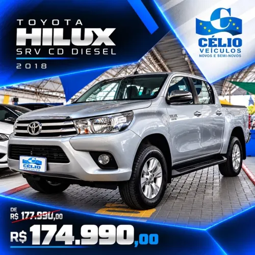 Toyota Hilux CD SRV 4X4 2.8 TDI Diesel Aut. 2018
