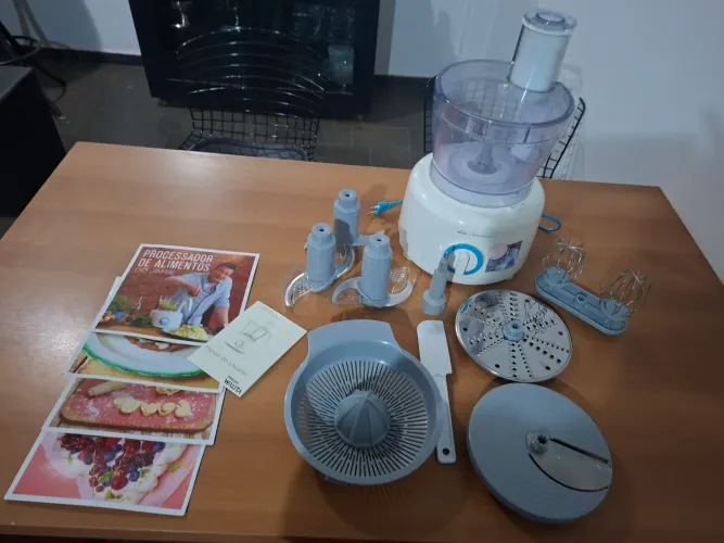 Multiprocessador Philips Walita Jamie Oliver 1000W - NOVO e COMPLETO com manual