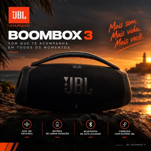 JBL Boombox 3 Excelente estado de funcionamento