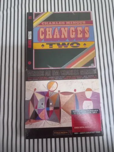 2 CD lacrados Jazz Charles Mingus Ah Um Box duplo Deluxe Changes Two Atlantic Masters
