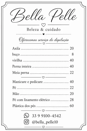 Serviços de beleza