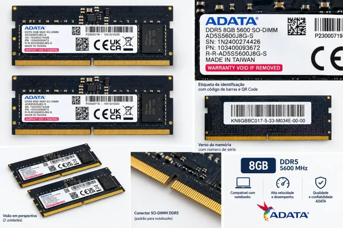 Memória RAMM DDR5 5600 Max