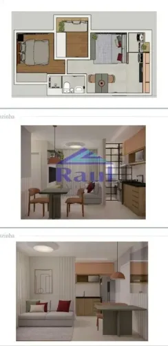 LOCAÇÃO DE APTO DE 2 DORMTS.(36M²) - PROX. DE INTERLAGOS