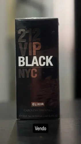 Perfume Carolina Herrera 212 VIP Black Elixir 100ml Lacrado