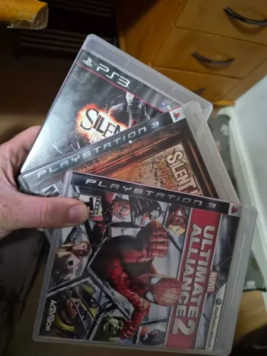 Jogo Ultimate Alliance 2 + 2 Silent Hill PS3 Originais Excelente Estado Usados