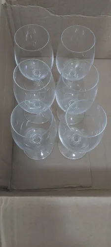 Conjunto de taças Stolzle de cristal alemão 