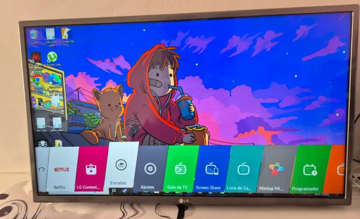 TV SMART 32 LG WebOS HD - Wi-Fi e Apps - Impecável - Entrego Hoje