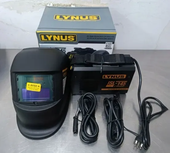 Kit Máscara De Solda + Inversora 100amp 220v Lynus