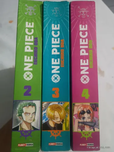 Mangá One piece 3 em 1 unidade 3 volumes (negociar preço no chat)