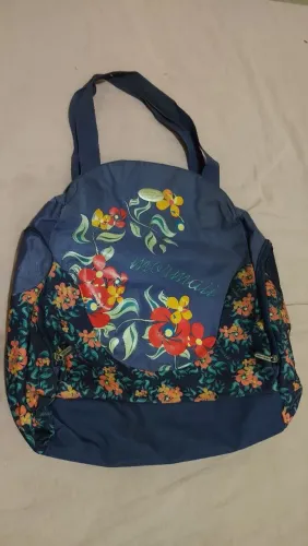 Bolsa Mormaii azul com estampa floral