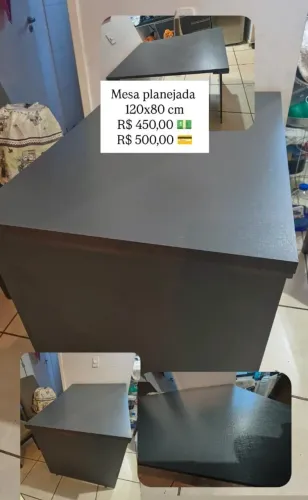 Mesa planejada 