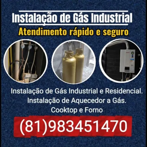 Instalação de Gás Industrial e Residencial