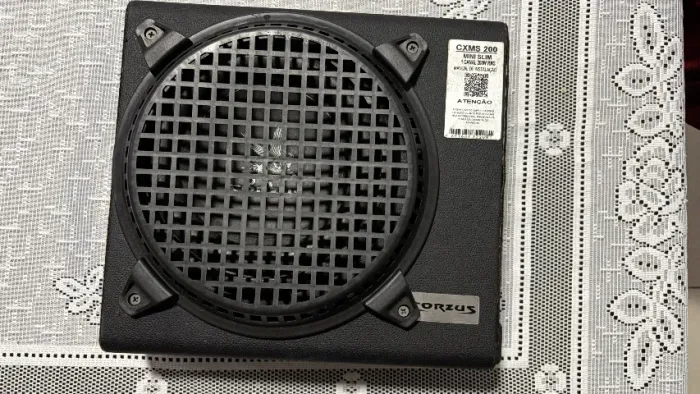 Subwoofer Corzus CXMS 200 Mini Slim 200W RMS - Amplificado
