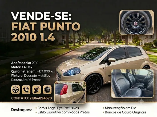 Fiat Punto 1.4 Fire Flex 8V 5P 2010