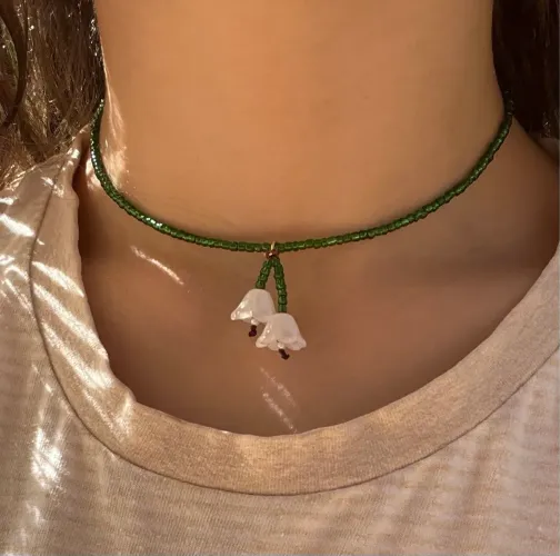 Choker Lírio do Vale