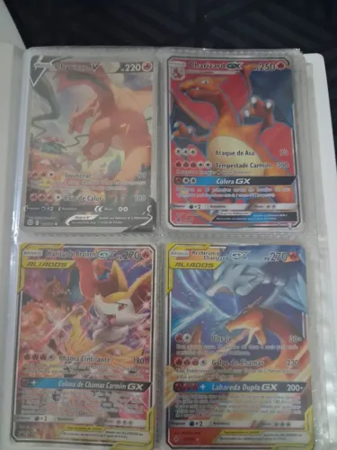 Cartas Pokémon pacote