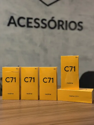 Realme C71 5G 256GB 8RAM NFC Oportunindade Lacrados Pronta entrega Loja Física