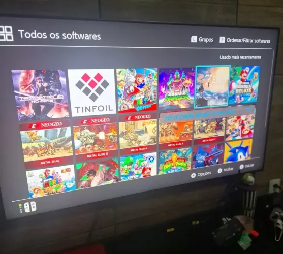 NINTENDO SWITCH DESBLOQUEADO COMPLETO