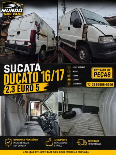 Sucata ducato/boxer retirada de peças 