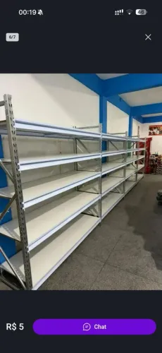 Mini porta paletes - novo