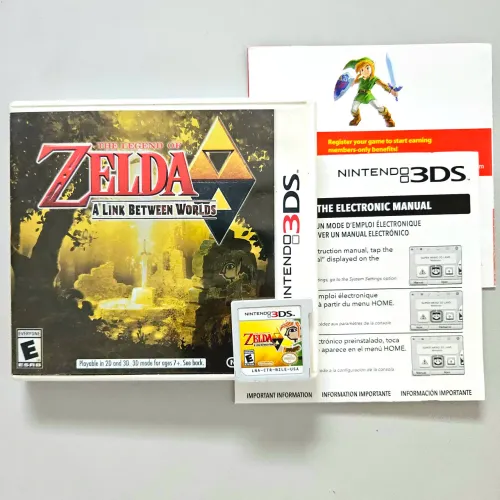 Zelda link Between Worlds original Nintendo 3ds 2ds