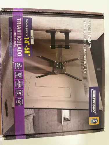 Suporte para TV 14 a 58 Articulado com Inclinação (Novo)