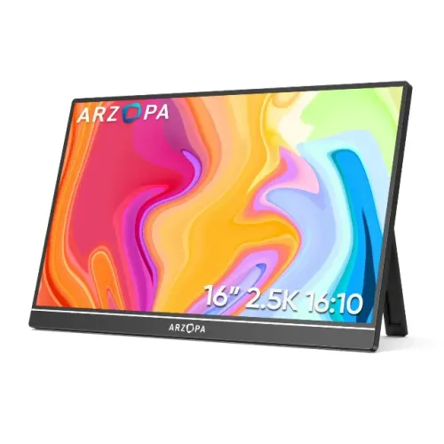 Monitor Portátil Arzopa Z1RC 2.5K QHD 16? 16:10 usbc e hdmi - Envio