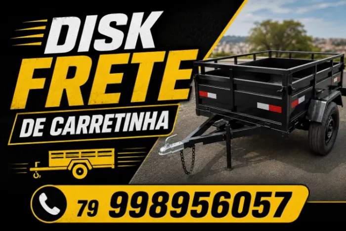 Faço frete com carretinha