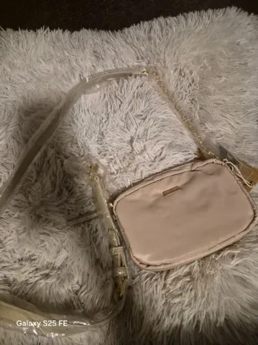 bolsa bege com coorrente