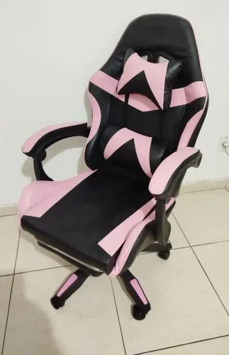 Cadeira Gamer Profissional Reclinável Apoio De Pés 