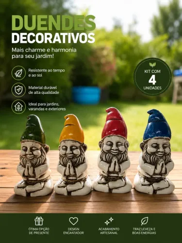 Gnomo Duende Decoração