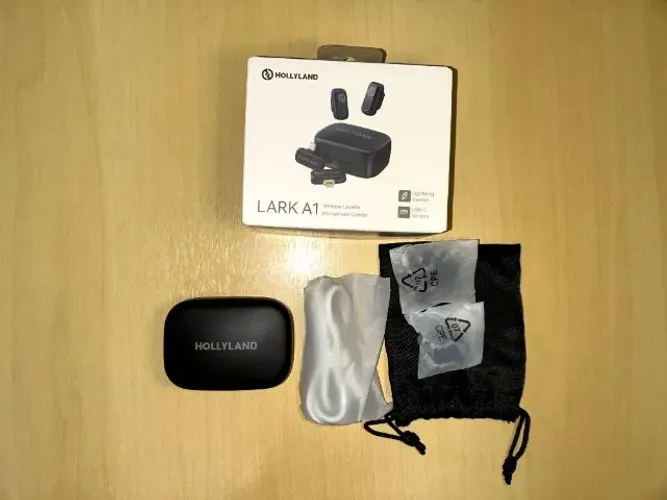 Microfone Hollyland Lark A1 Duo - Usb-c, Lightning