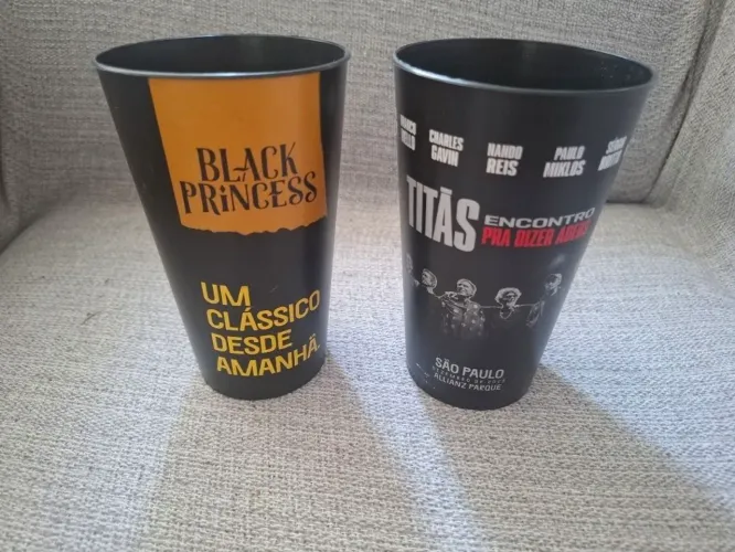 2 copos oficiais TITÃS ultimo show